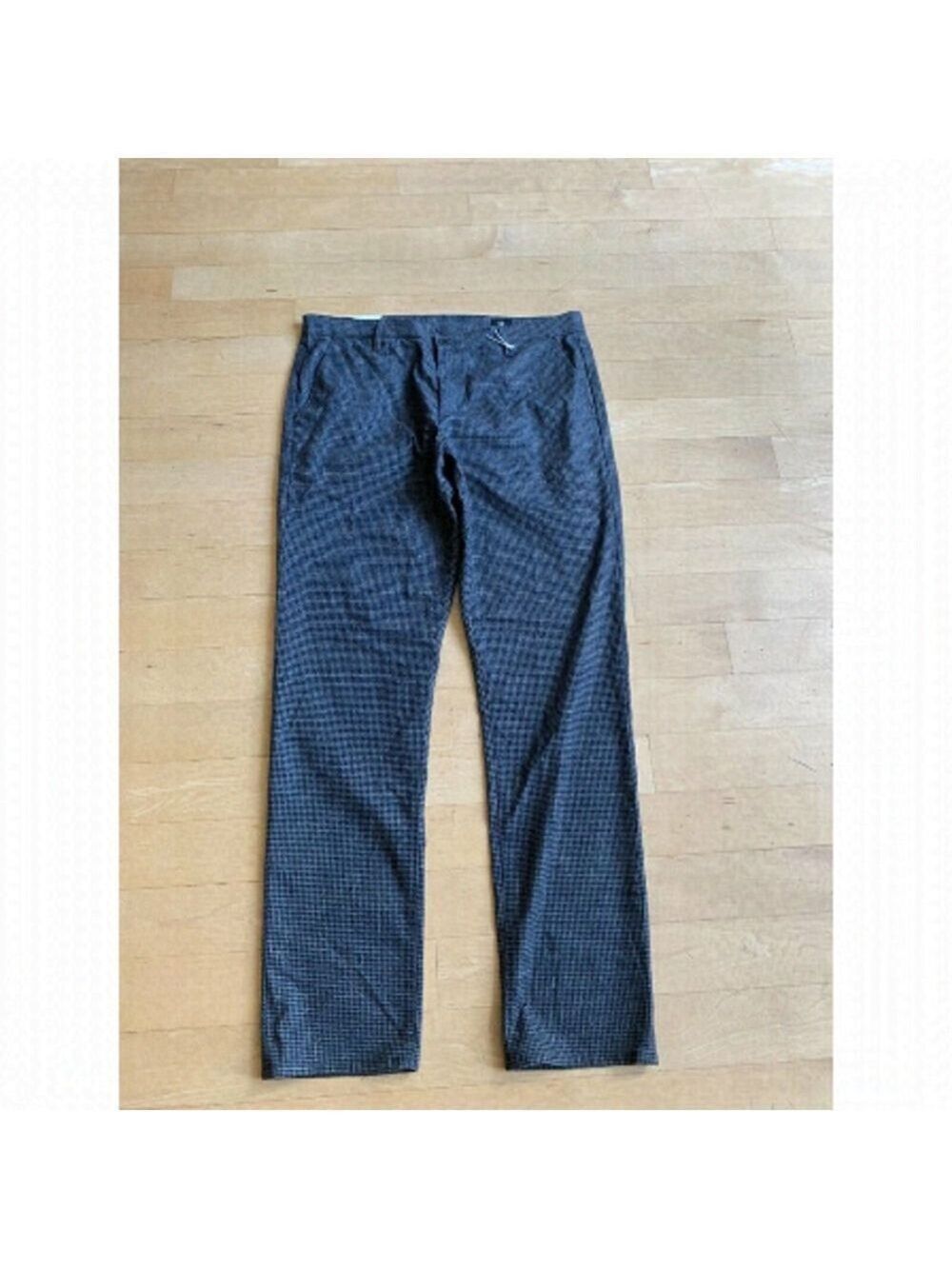 Ag BNWT "Marshall" soiree slim fit pants sz 38x34 slim straight black/gray print
